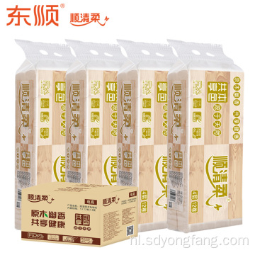 Hoge luxe kwaliteit 3 ​​lagen maagdelijk houtpulp papier toiletpapier jumbo roll toiletpapier;